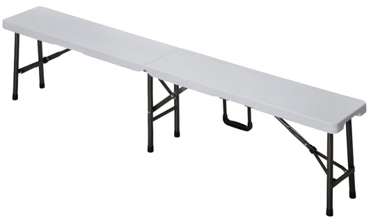 Banc pliable en plastique 180 cm